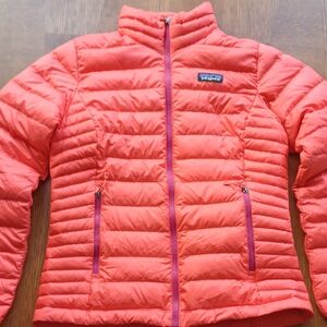 Patagonia Bright Coral Quilted Jacket